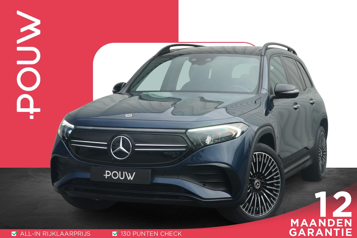 Mercedes-Benz EQB - 300 4MATIC AMG Line 7p. 67 kWh | 20" Velgen |Panoramadak - AutoWereld.nl