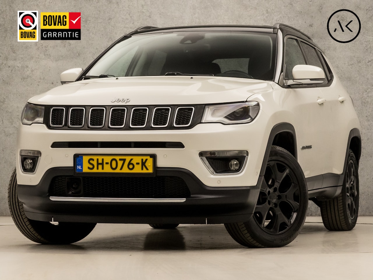 Jeep Compass - 1.4 MultiAir Limited 4x4 170Pk Automaat (SCHUIFDAK, GROOT NAVI, APPLE CARPLAY, STUUR/STOEL - AutoWereld.nl