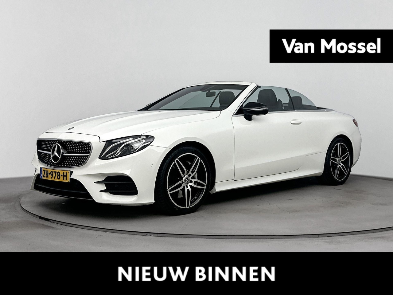 Mercedes-Benz E-klasse Cabrio - 200 Premium | Sfeerverlichting | Lederen Bekleding | Navigatie | Stoelverwarming | - AutoWereld.nl
