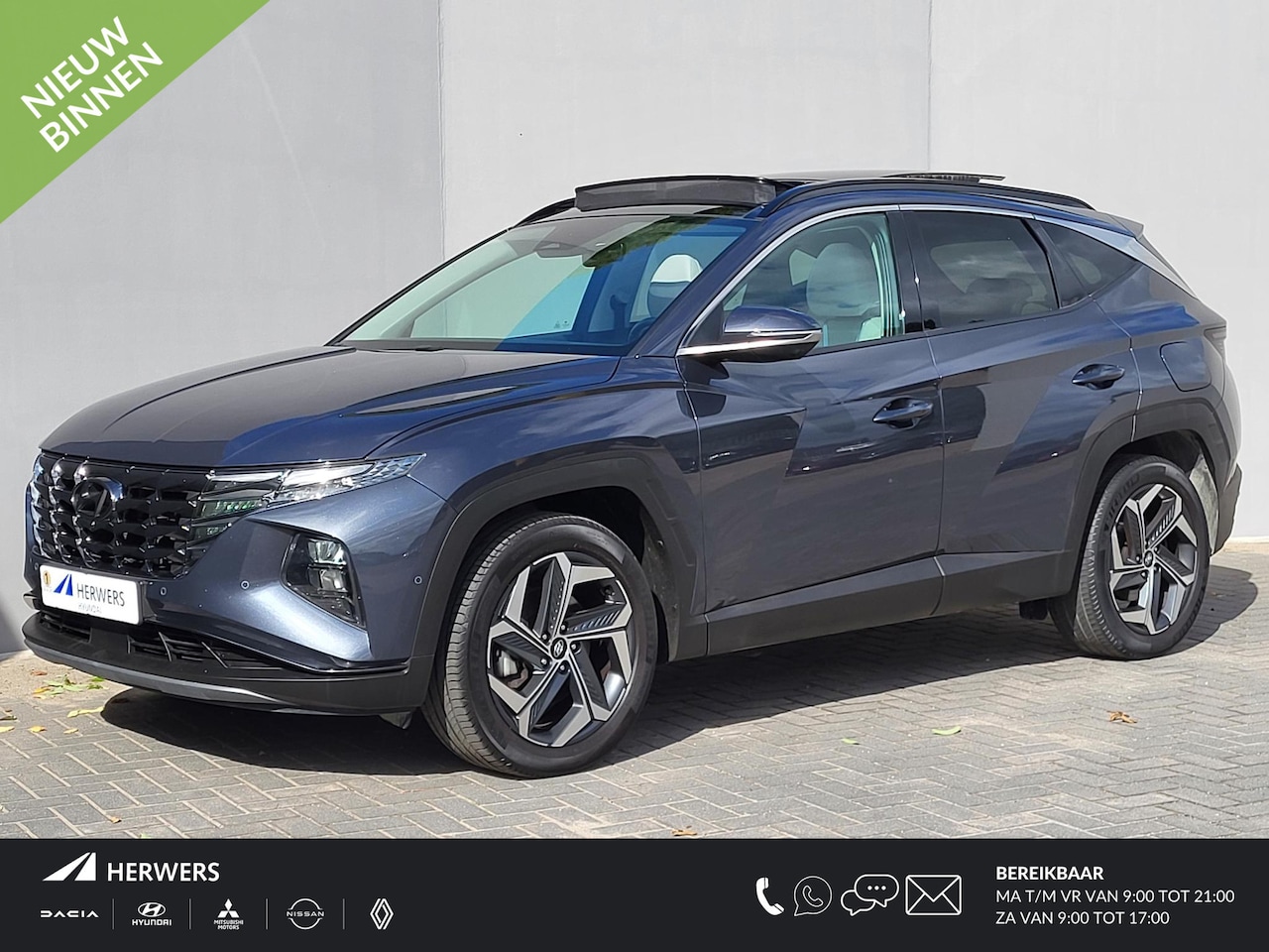 Hyundai Tucson - 1.6 T-GDI HEV Premium Sky Automaat / Dealer onderhouden / 1650KG Trekgewicht / Schuif-/Kan - AutoWereld.nl