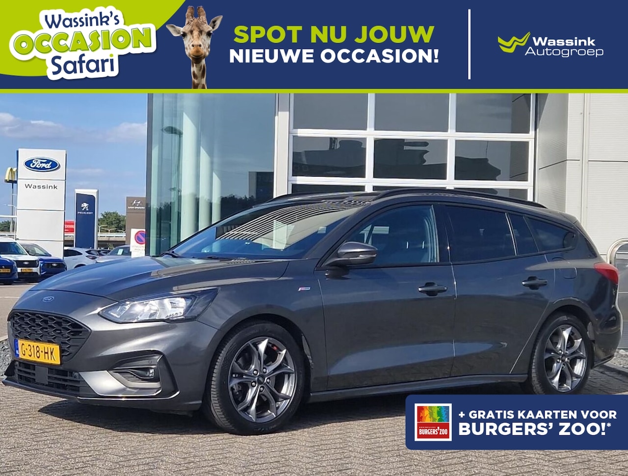 Ford Focus Wagon - 1.5 EcoBoost 150pk Automaat ST-Line Business I 1500 KG trekvermogen | Navigatie | Apple Ca - AutoWereld.nl