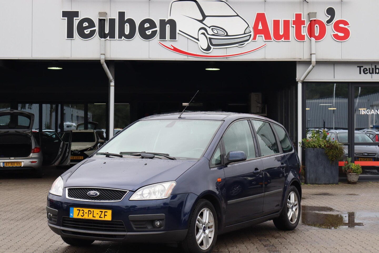 Ford Focus C-Max - 1.8-16V First Edition APK tot 06-07-2026, Airco, Radio cd speler, Lichtmetalen wielen - AutoWereld.nl