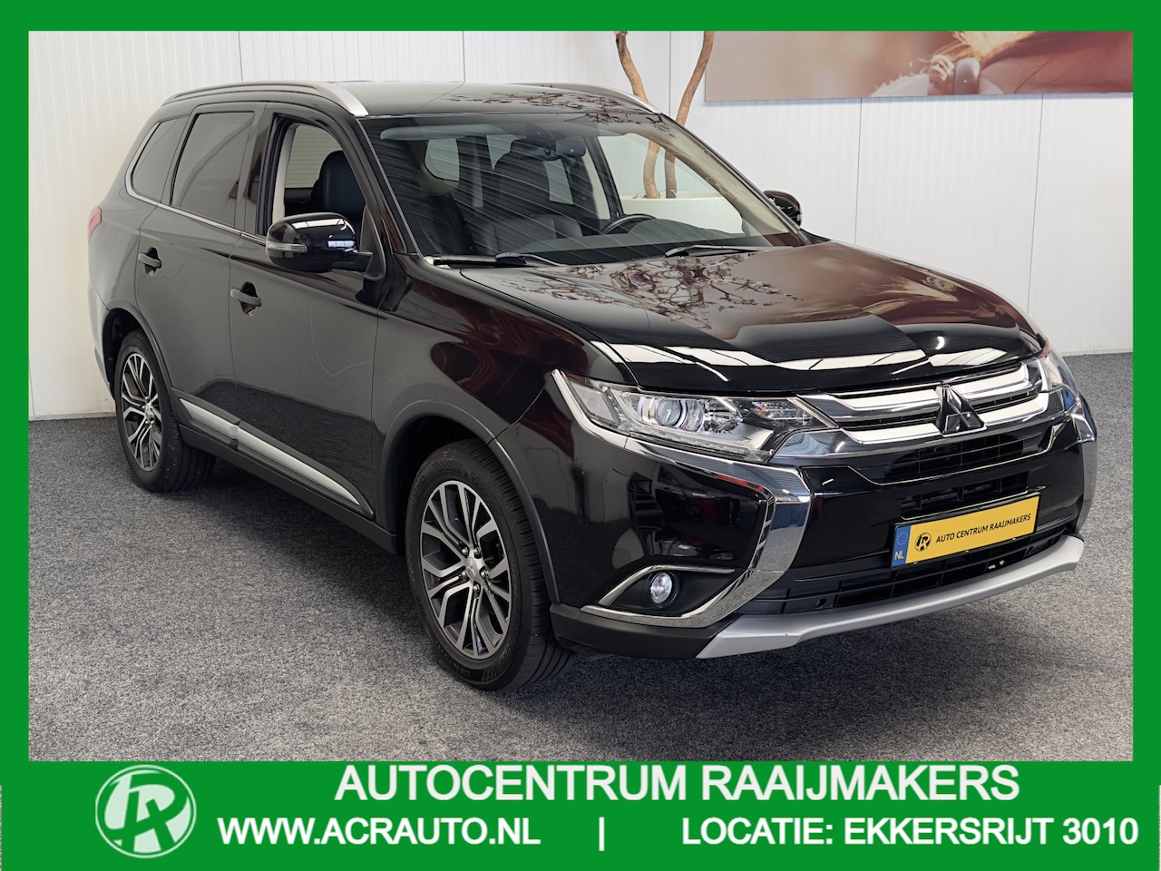 Mitsubishi Outlander - 2.0 EXECUTIVE EDITION 7 PERSOONS NAVIGATIE LEDER STOELVERWARMING CRUISE CONTROL CLIMATE CO - AutoWereld.nl
