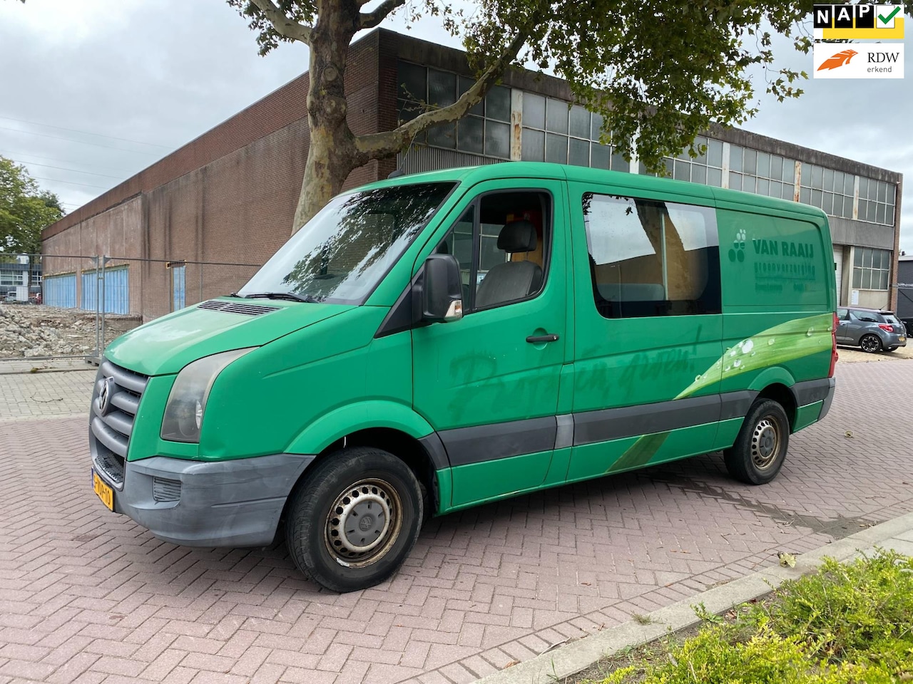Volkswagen Crafter - 28 2.5 TDI L2H1 DC * Airco * 181.526 KM NAP * Cruise Control * 6 bak * 109PK * Lang Model - AutoWereld.nl