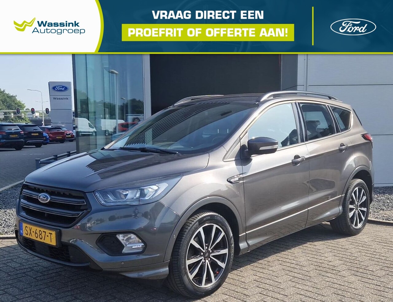 Ford Kuga - 1.5 EcoBoost 150PK 2WD ST Line I DAB I Carplay I Cruise I Navigatie I Camera - AutoWereld.nl