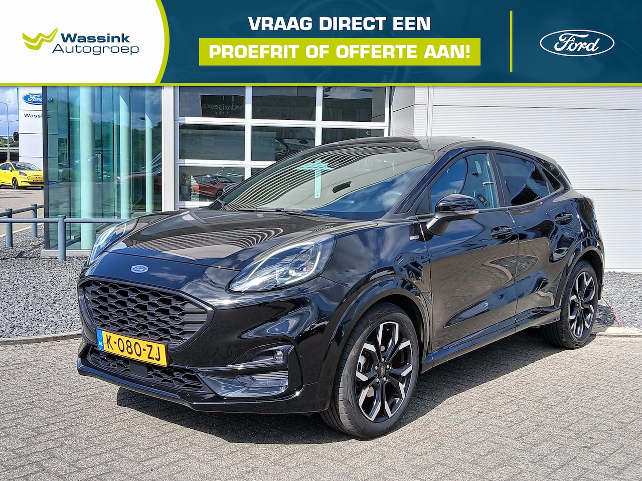 Ford Puma - 1.0i Ecoboost Hybrid 155pk ST-Line X | Navigatie | Parkeer sensoren | - AutoWereld.nl