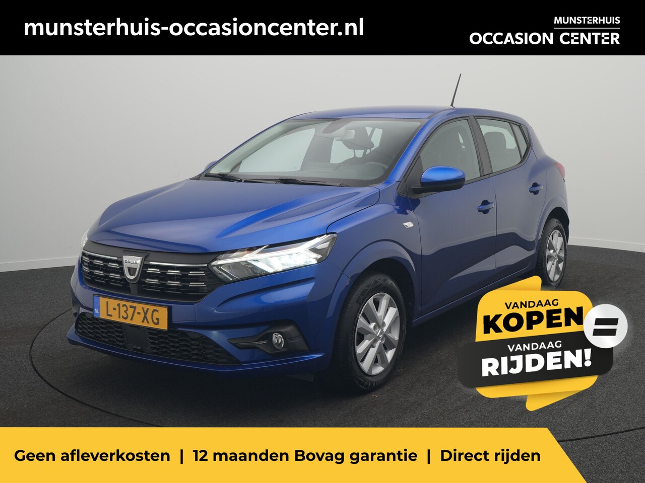 Dacia Sandero - TCe 90 Comfort - RIJKLAARPRIJS - Apple Carplay / Android Auto - Cruise Control - Dealerond - AutoWereld.nl