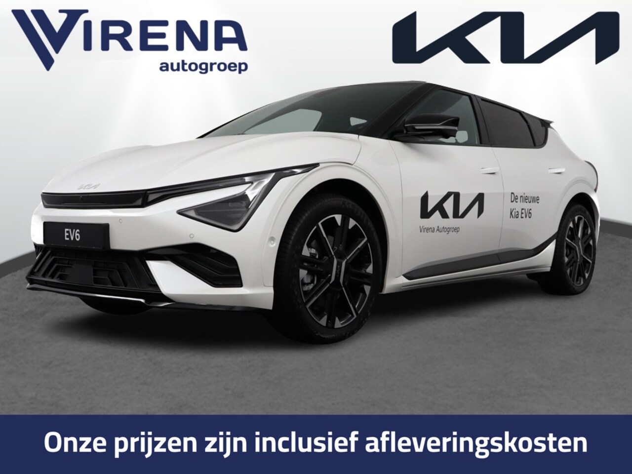 Kia EV6 - GT-Line 84 kWh - DEMO - Direct leverbaar - Facelift - LED - Stoel-/stuurverwarming - Panor - AutoWereld.nl