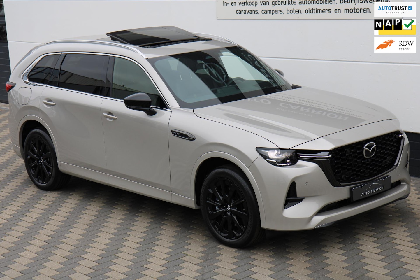 Mazda CX-80 - 2.5 e-SkyActiv PHEV 327PK Homura Plus Pano 7p !! - AutoWereld.nl