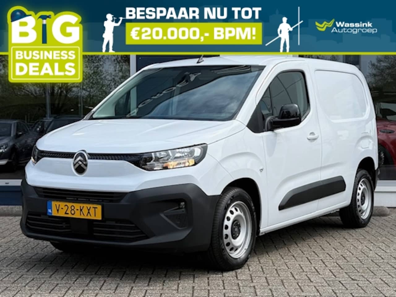 Citroën Berlingo - Van 1.5 BlueHDi 2-zits 100pk L1 verhoogd laadvermogen | Apple Carplay & Android Auto | Par - AutoWereld.nl