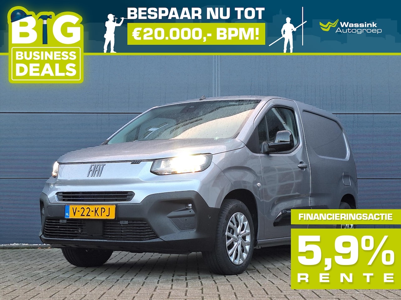 Fiat Doblò Cargo - New GB 130pk L1 EAT8 | BPM VRIJ I Apple CarPlay/ Android Auto | Camera | Cruise Control - AutoWereld.nl