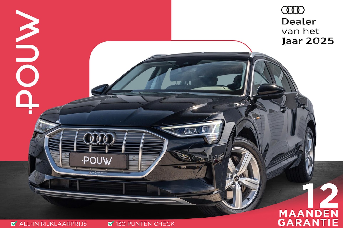 Audi e-tron - 55 408pk quattro Advanced Edition Plus 95 kWh | SoH 95% | Panoramadak | Luchtvering - AutoWereld.nl