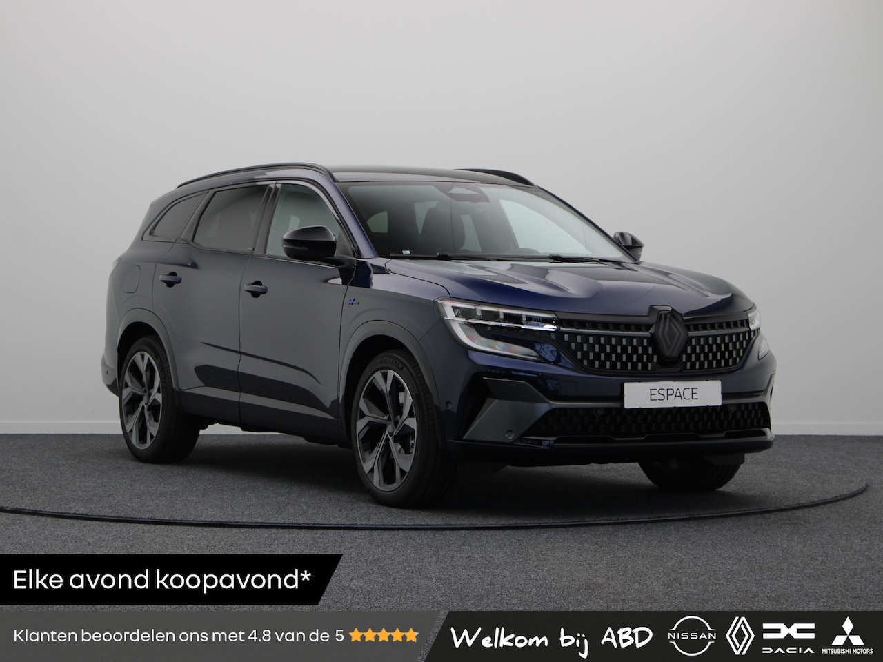 Renault Espace - esprit Alpine Hybrid 200 | Achteruitrijcamera | Blind spot warning met lane departure prev - AutoWereld.nl