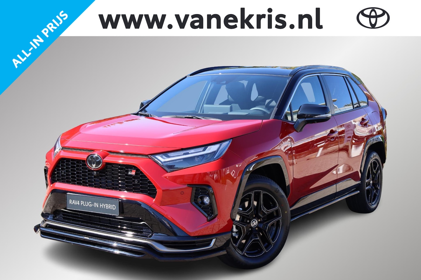 Toyota RAV4 - 2.5 Plug-in Hybrid AWD GR SPORT 2.5 Plug-in Hybrid AWD GR SPORT, Nieuw!, GR Plus Pack, Voordeel - AutoWereld.nl