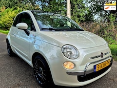 Fiat 500 - 0.9 TwinAir Lounge / SCHUIFDAK / climate control / parelmoer wit metallic