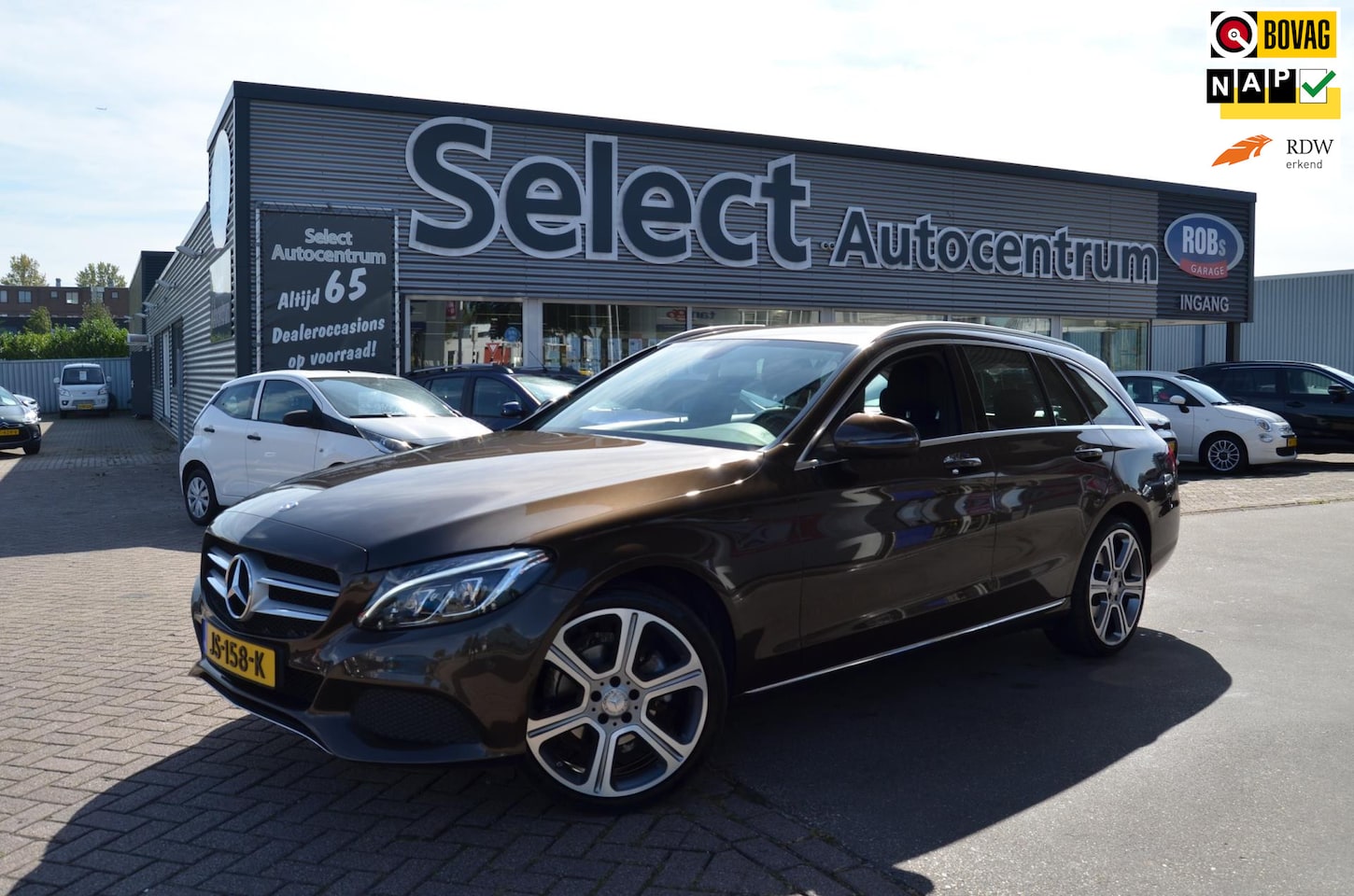 Mercedes-Benz C-klasse Estate - 180 Ambition| 1/2 LEDER| NAVI|DEALER OND| - AutoWereld.nl