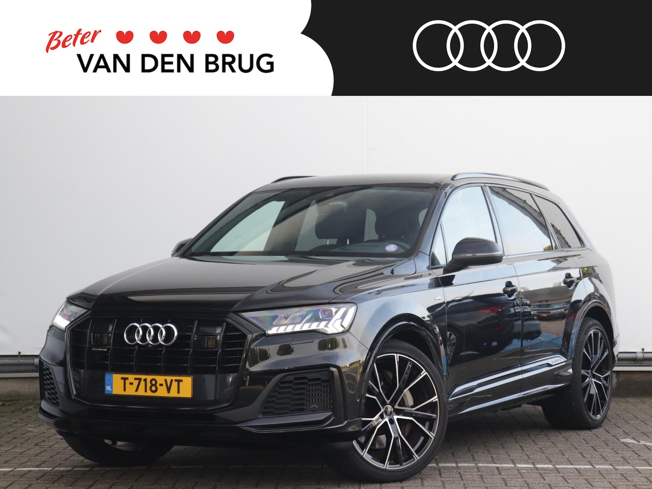 Audi Q7 - 55 TFSI e quattro S-line | Trekhaak wegklapbaar | Luchtvering | HD-Matrix LED | Head-up | - AutoWereld.nl