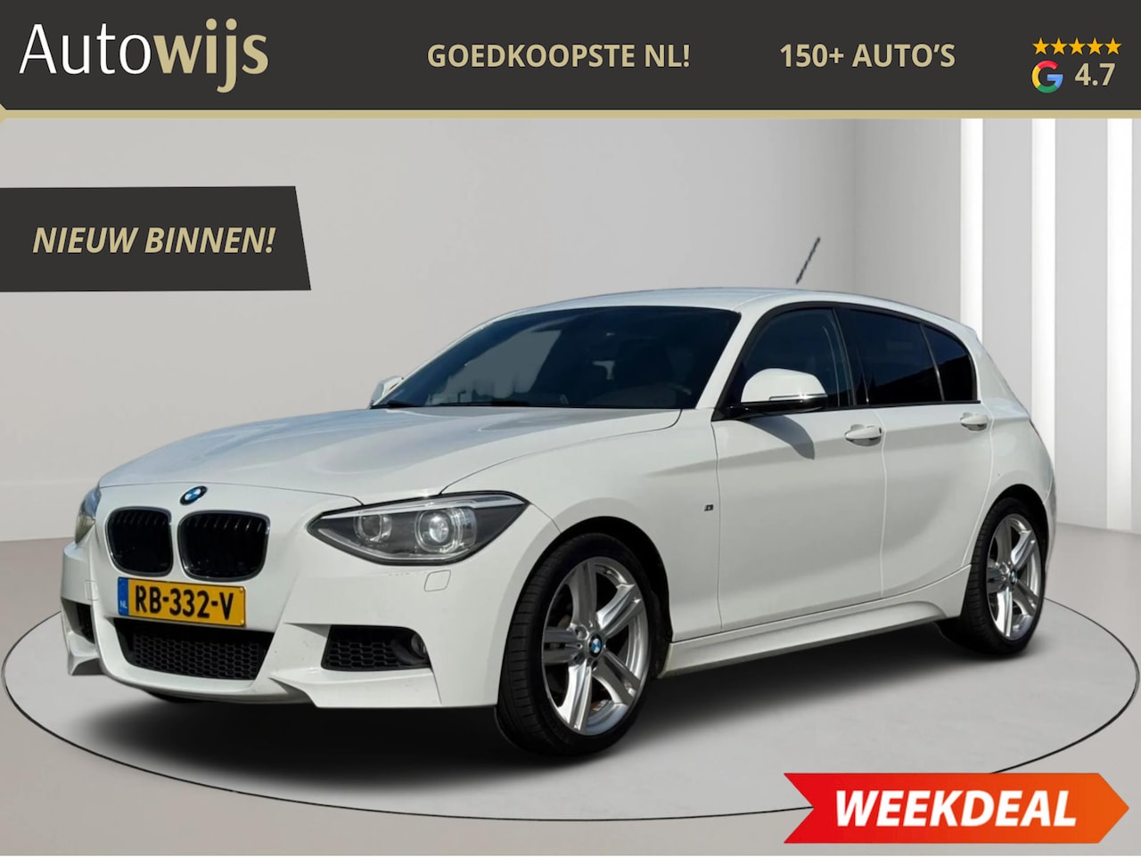 BMW 1-serie - 116i M Sport Edition High Executive|M-SPORT|Alcantara|Navi|XENON - AutoWereld.nl