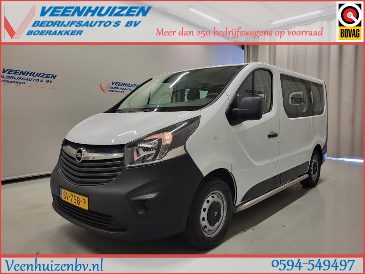 Opel Vivaro Combi - 1.6CDTI 9-Personenbus - Excl. BTW / BPM vrij Euro 6! - AutoWereld.nl