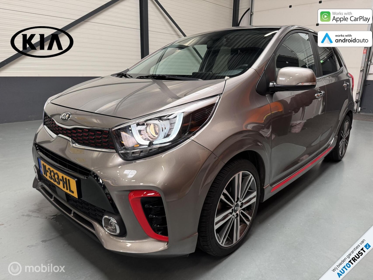 Kia Picanto - 1.2 GT-Line Carplay|Leer|Cruise|Clima|Trekh - AutoWereld.nl
