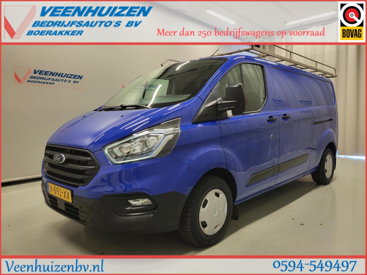 Ford Transit Custom - 2.0TDCI 131pk L2/H1 Glasresteel Euro 6! - AutoWereld.nl