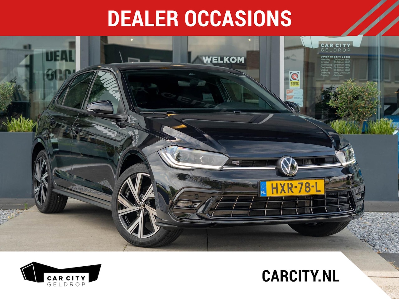 Volkswagen Polo - 1.0 TSI R-Line Business / IQ licht / Dodehoek / Stoelverwarmig / Carplay - AutoWereld.nl