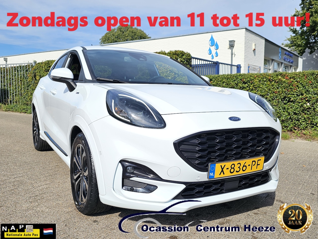 Ford Puma - 1.0 EB Hybrid ST-Line AUT! 1e Eig! Camera! Carplay! VERWACHT! - AutoWereld.nl