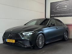 Mercedes-Benz C-klasse - C180 AMG Pano, Cruise Control, Sfeerverlichting, Wrap, NAP, Apple Carplay, LED, Achteruitr