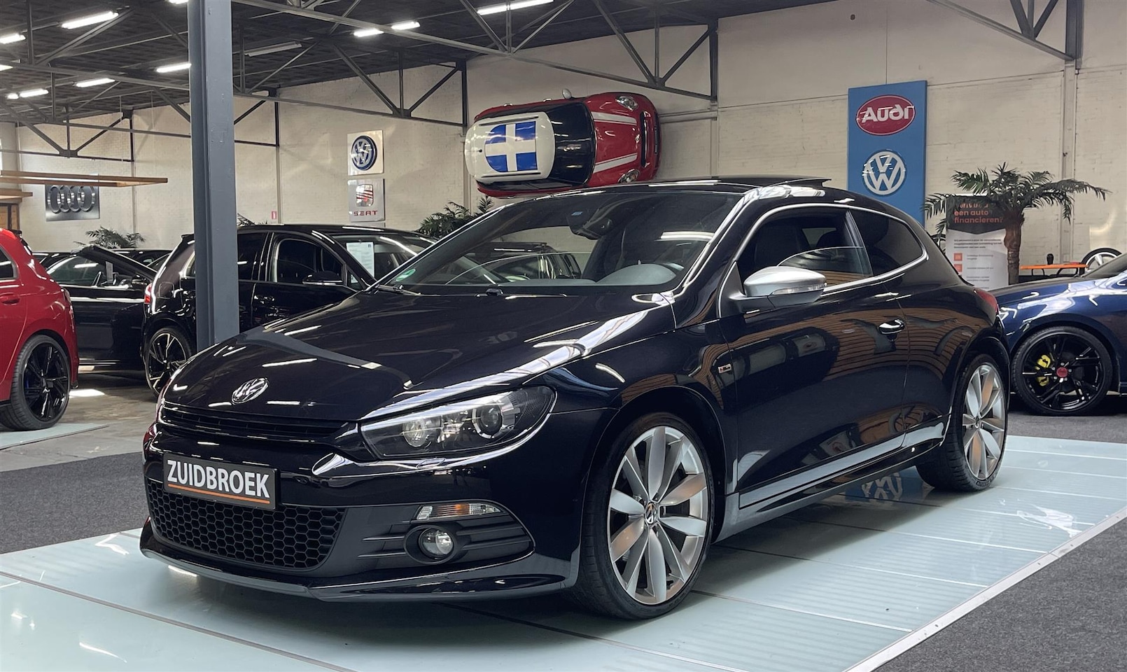Volkswagen Scirocco - 2.0 TSI Million Uniek!! LEER!! Dak!! Navi!! Clima!! - AutoWereld.nl