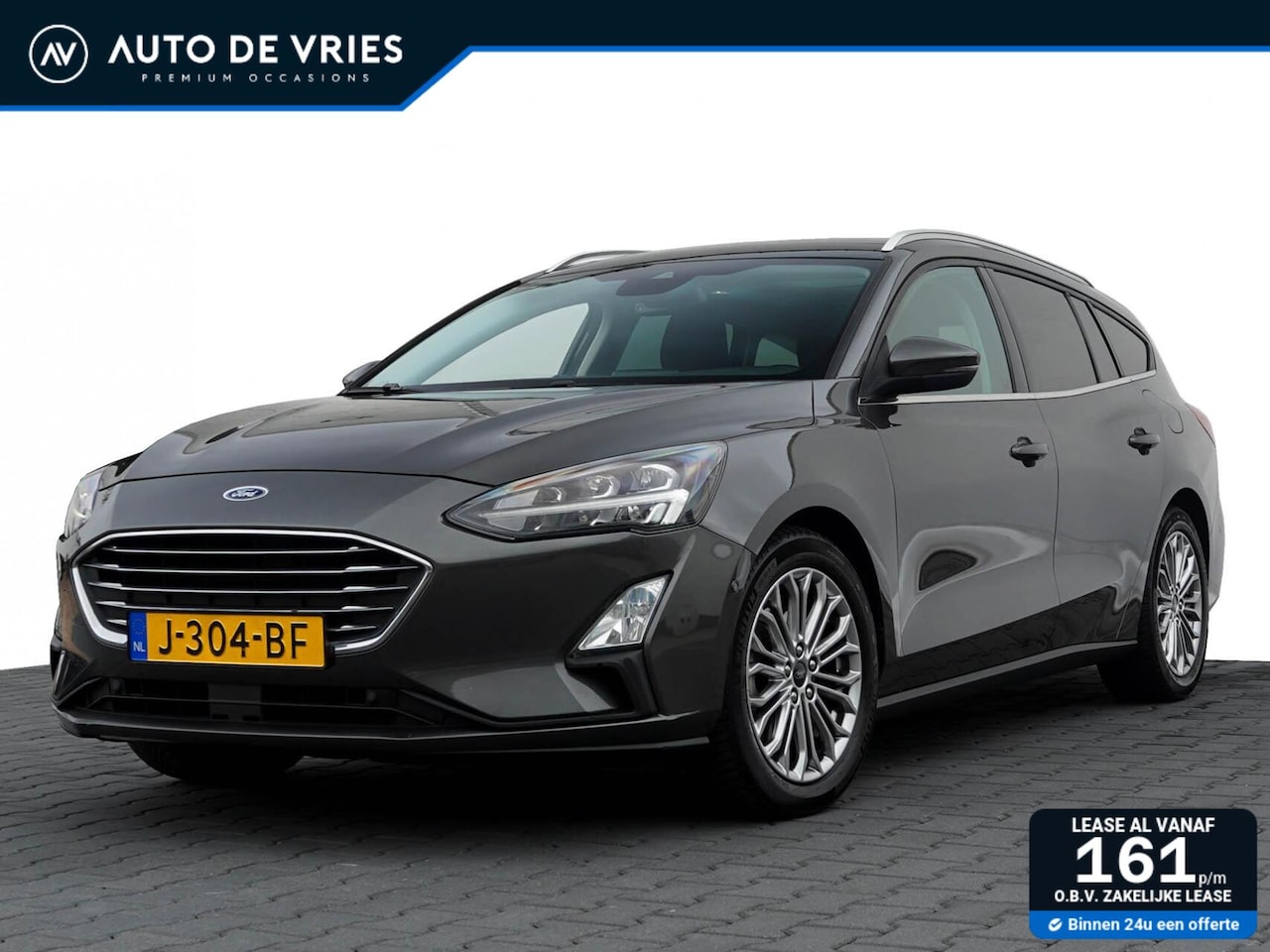 Ford Focus Wagon - 1.0 125pk EcoBoost Titanium X Business | Panoramadak | Adaptive cruise | Trekhaak - AutoWereld.nl