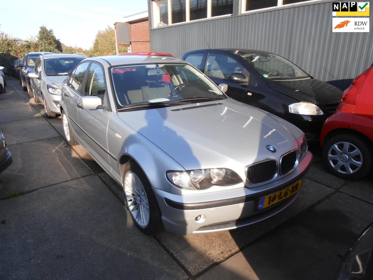 BMW 3-serie - 316i Black & Silver st bekr elek airco nap apk - AutoWereld.nl