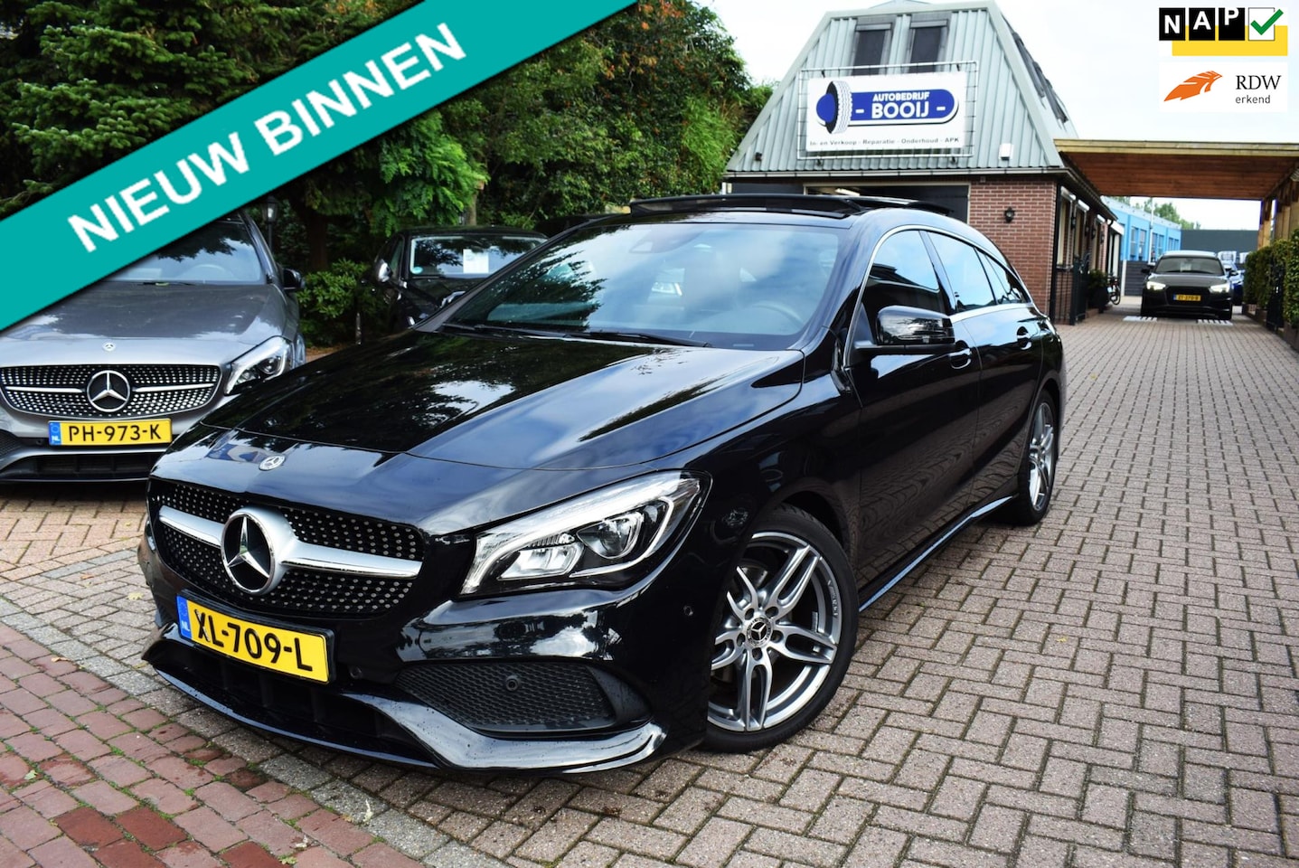 Mercedes-Benz CLA-klasse Shooting Brake - 180 Business Solution AMG/AUTOM /PANODAK/AIRCO-ECC/NL-AUTO/CRUISE/CAMERA/BLUETOOTH/PDC V+A - AutoWereld.nl