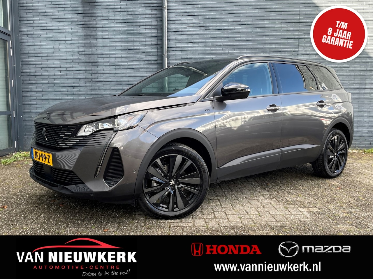 Peugeot 5008 - 1.2 130pk 7 Persoons Automaat GT Black Pack | Adaptieve Cruise | Navi & Carplay | Keyless - AutoWereld.nl
