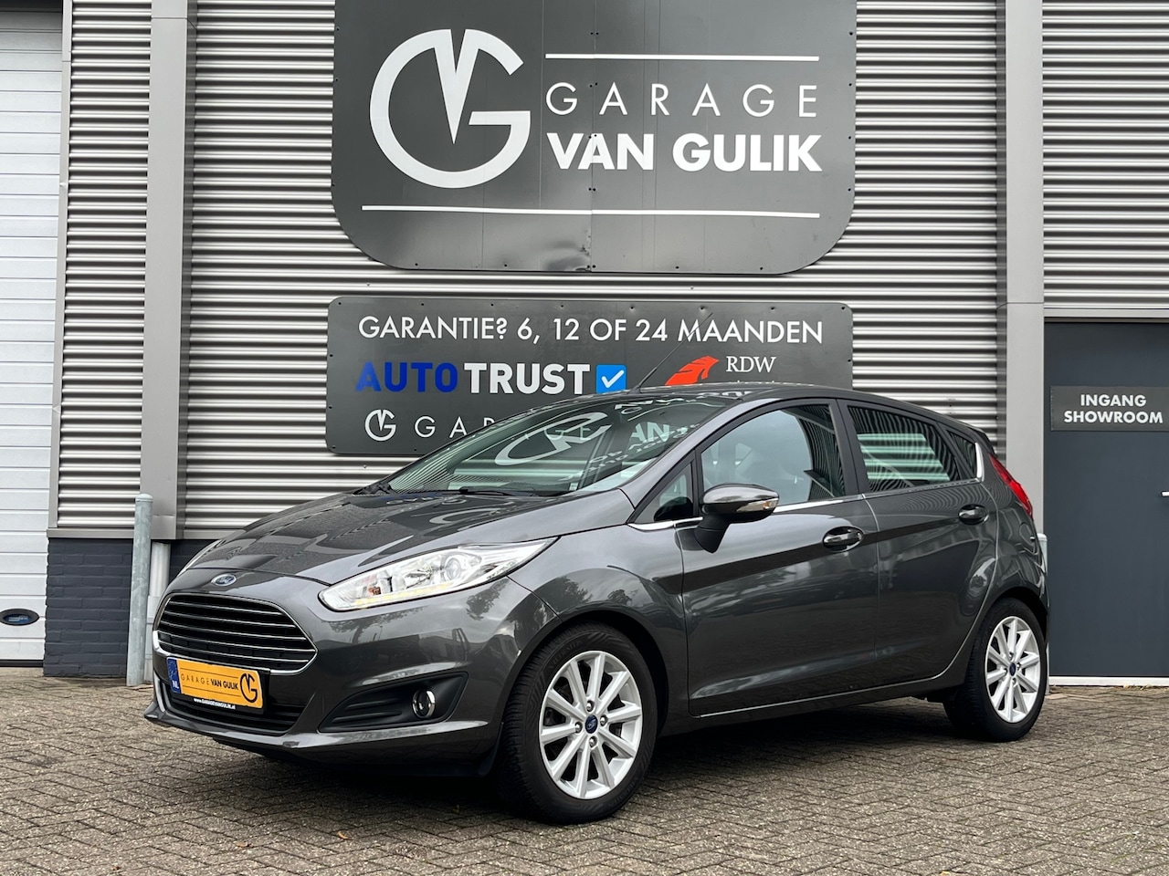 Ford Fiesta - 1.0 EcoBoost Titanium 101PK Trekhaak,Navi,Clima,Cruise,Isofix,Bluetooth,Lmv,Usb,Pdc,Elektr - AutoWereld.nl