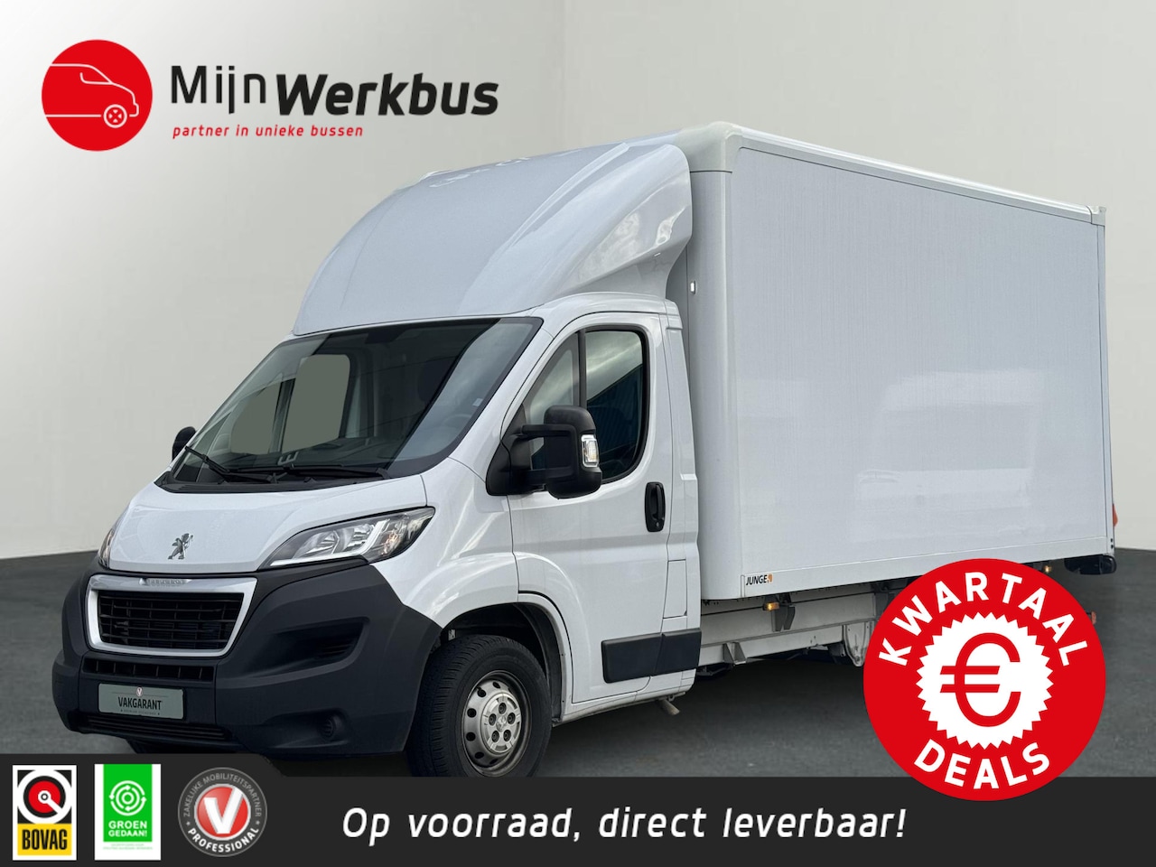 Peugeot Boxer - 335 2.2 BlueHDi 140pk L4 Bakwagen Dhollandia laadklep - AutoWereld.nl