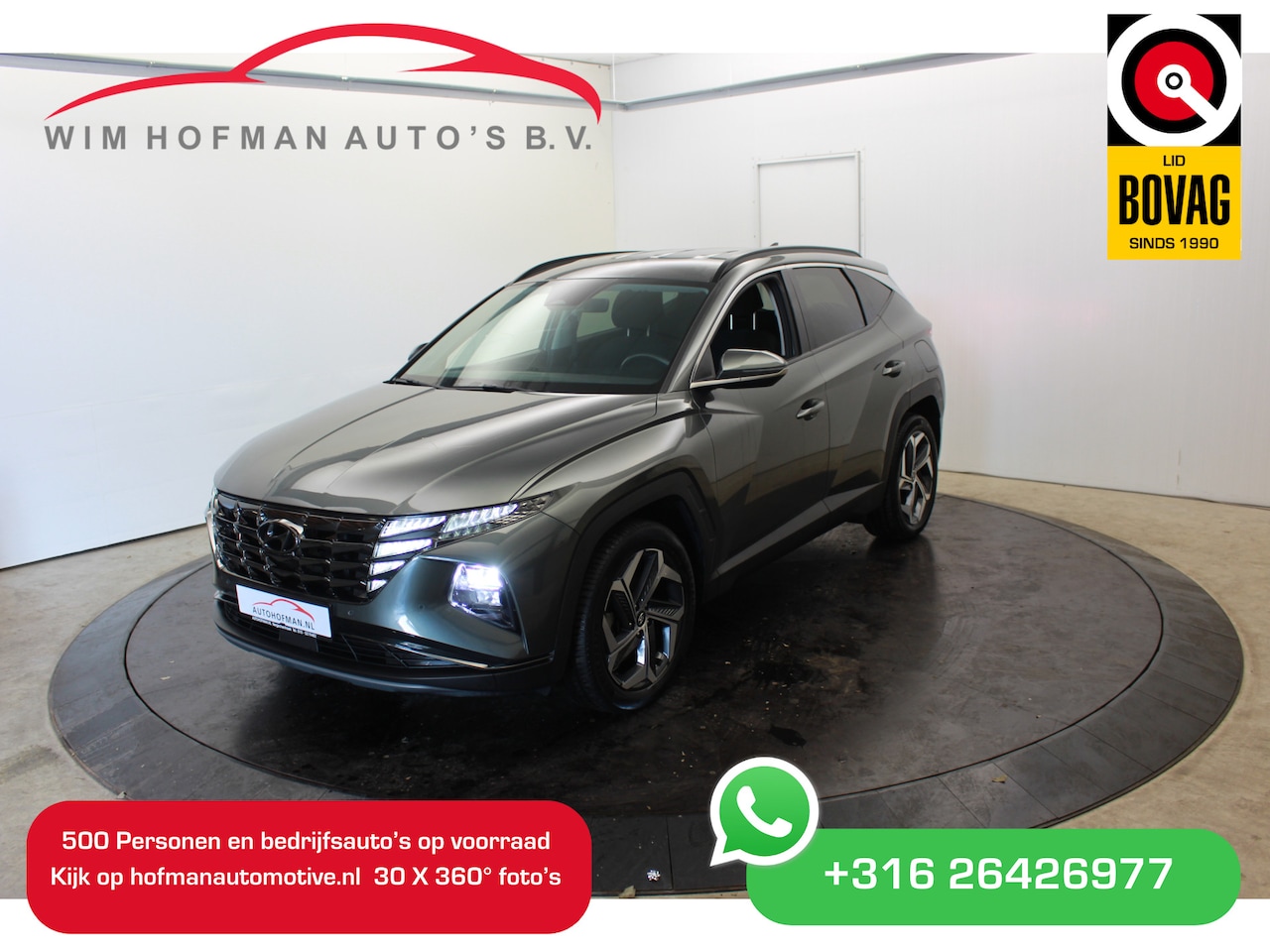 Hyundai Tucson - 1.6 T-GDI PHEV Comfort 4WD Cam Navi Key-Less Adaptive Cruise - AutoWereld.nl