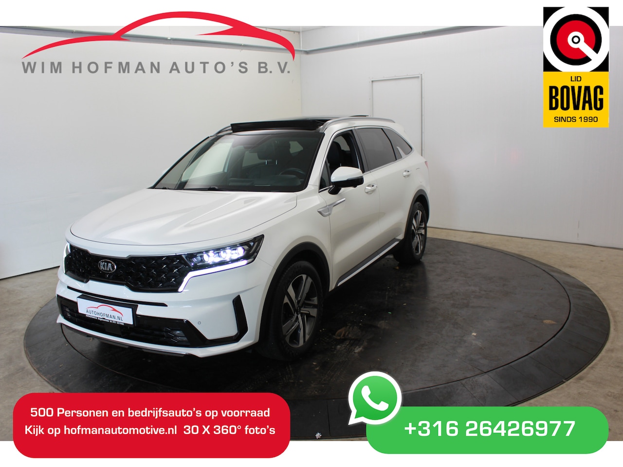 Kia Sorento - 1.6 T-GDI Plug-in Hybrid 4WD ExecutiveLine Pano El-aKlep + Stoelen Leder - AutoWereld.nl