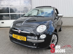 Fiat 500 C - 1.2 Lounge Zwart/Zwart