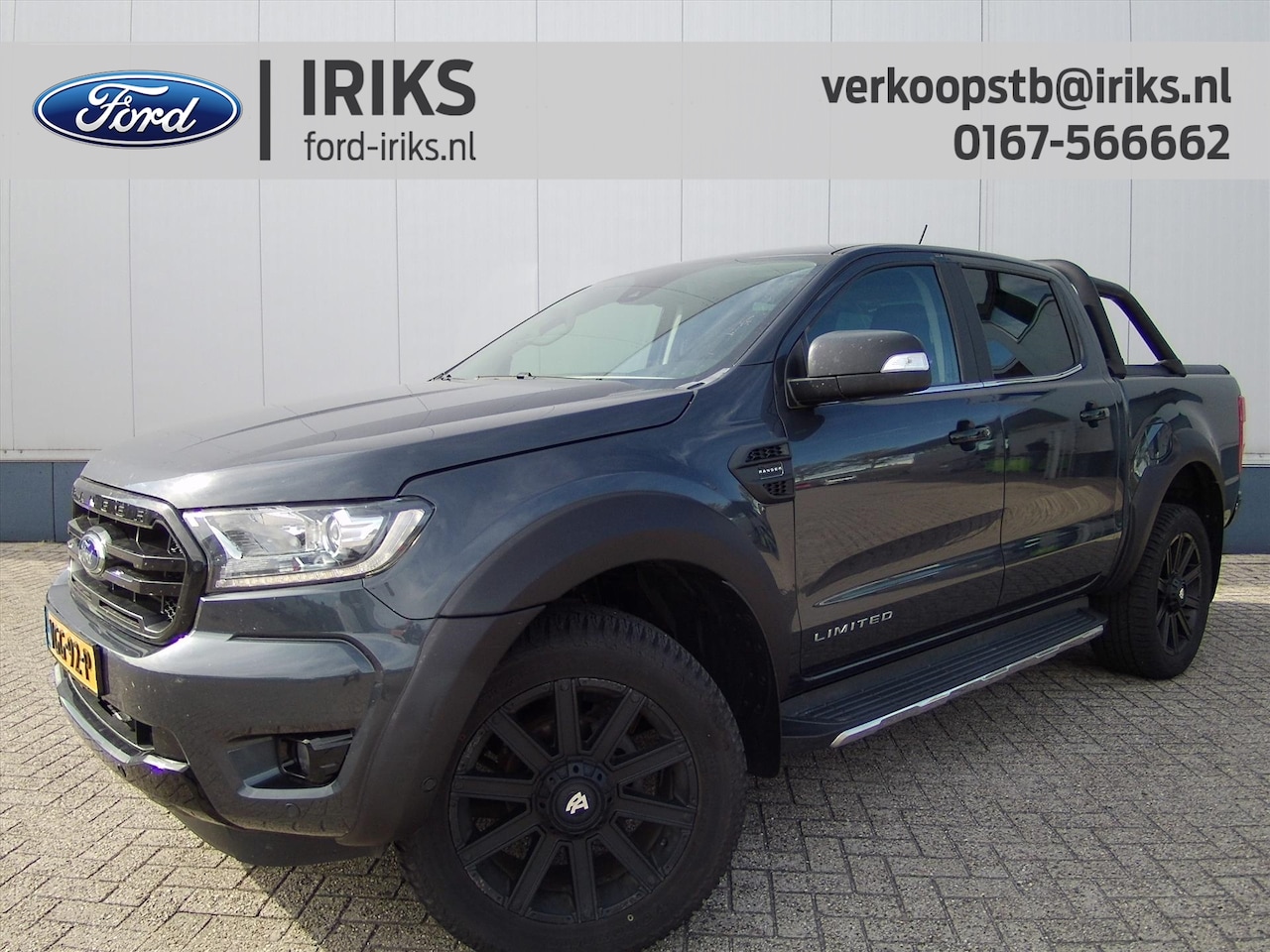 Ford Ranger - 2.0 EcoBlue 170pk Aut Limited Navigatie Trekhaak 20 Inch velgen - AutoWereld.nl