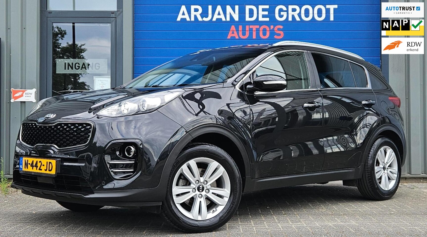 Kia Sportage - 1.6 GDI 132PK Navi Cruise Leder Trekhaak Lane assist - AutoWereld.nl