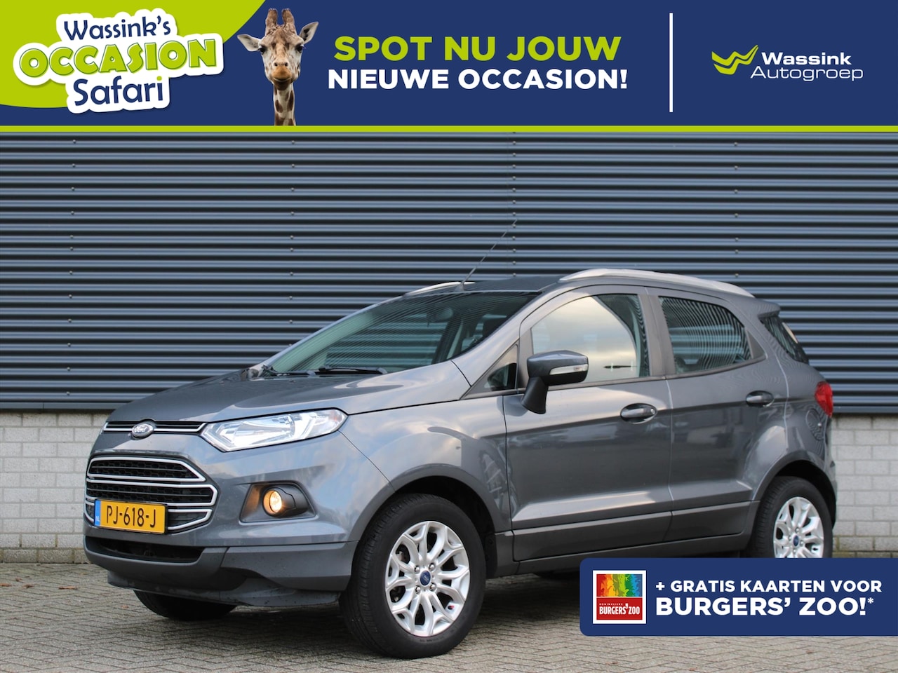 Ford EcoSport - 1.0 EcoBoost 125pk Trend | Parkeersensoren achter | Airco | Lichtmetalen Velgen | Bluetoot - AutoWereld.nl