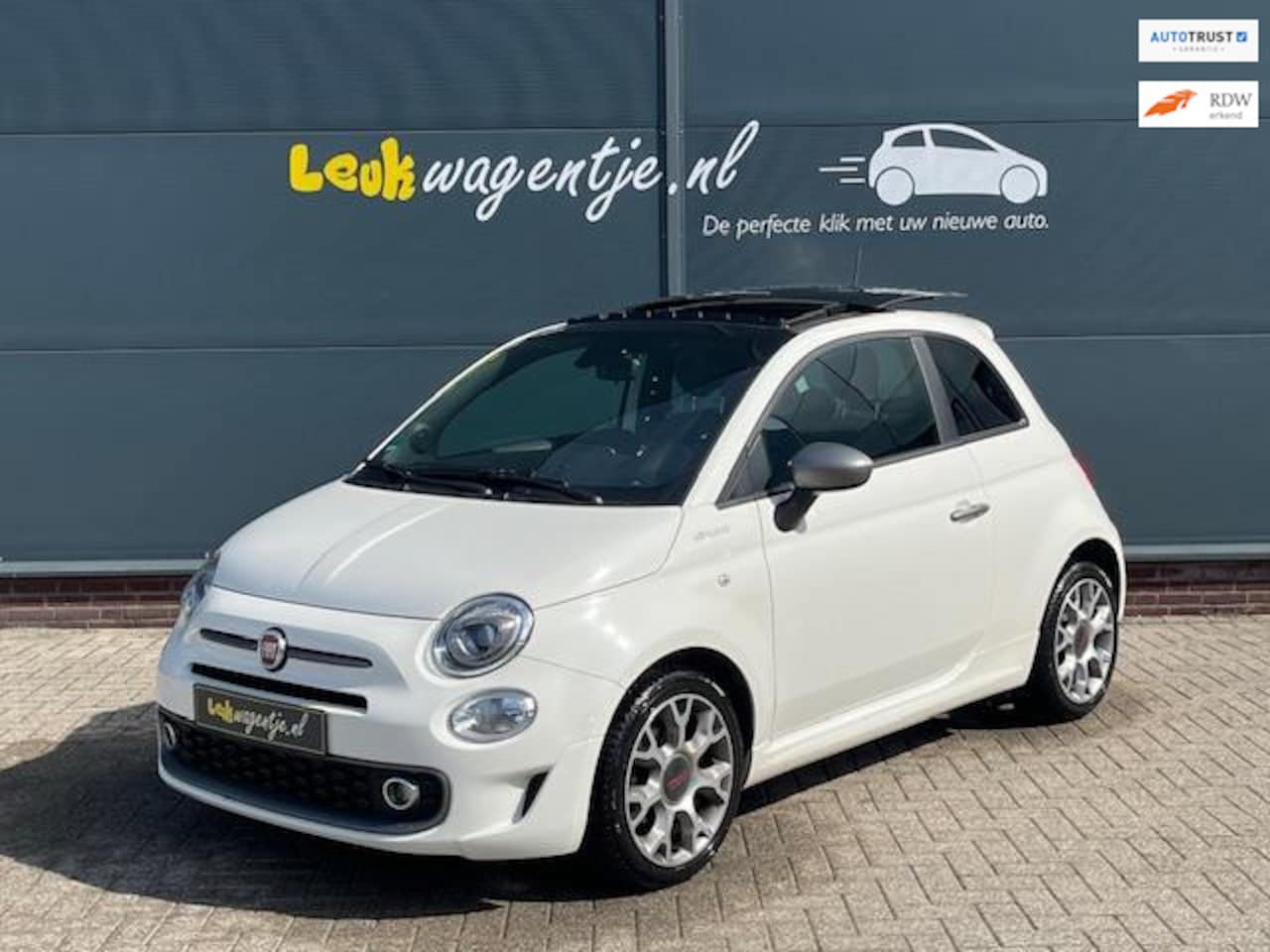 Fiat 500 - 1.0 Hybrid Sport *schuifdak *climate *carplay *16” - AutoWereld.nl