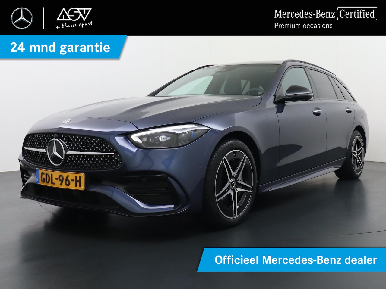 Mercedes-Benz C-klasse Estate - 300 e Star Edition AMG Line AMG Line, Panoramadak, Trekhaak, Nightpakket, Alarm, Parkeerpa - AutoWereld.nl