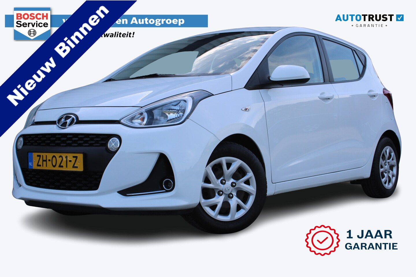 Hyundai i10 - 1.0i Comfort | Incl. 12 maanden garantie | Cruise control | Airco | Bluetooth | USB | 5 de - AutoWereld.nl