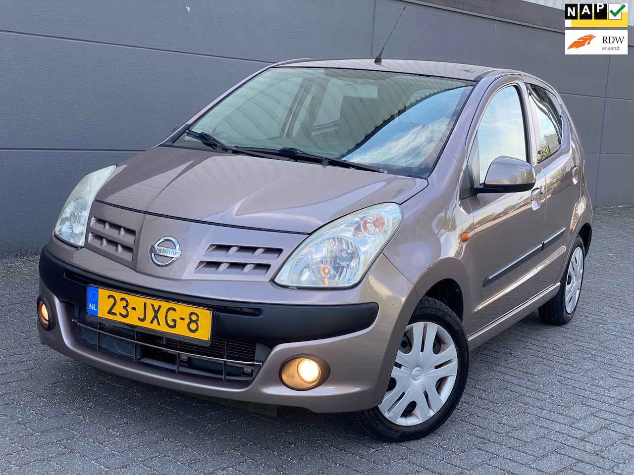 Nissan Pixo - 1.0 Acenta/5drs/nap/2e EIG/ dealeronderhouden/ 1jaar apk/ airco/ EL-ramen. - AutoWereld.nl