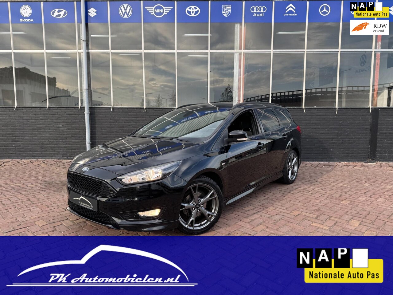 Ford Focus Wagon - 1.0 ST-Line 140pk **Navi + Climate + Cruise** - AutoWereld.nl