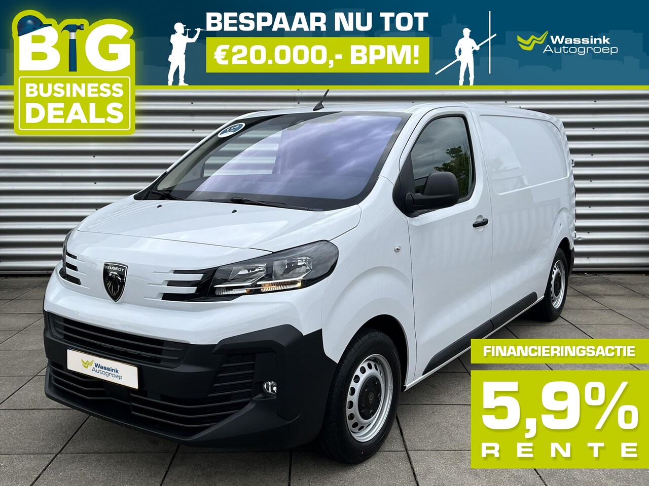 Peugeot Expert - 1.5 BlueHDi 120pk L2 I Verhoogd laadvermogen I Camera I Navigatie I Moduwork I Laadvloer I - AutoWereld.nl