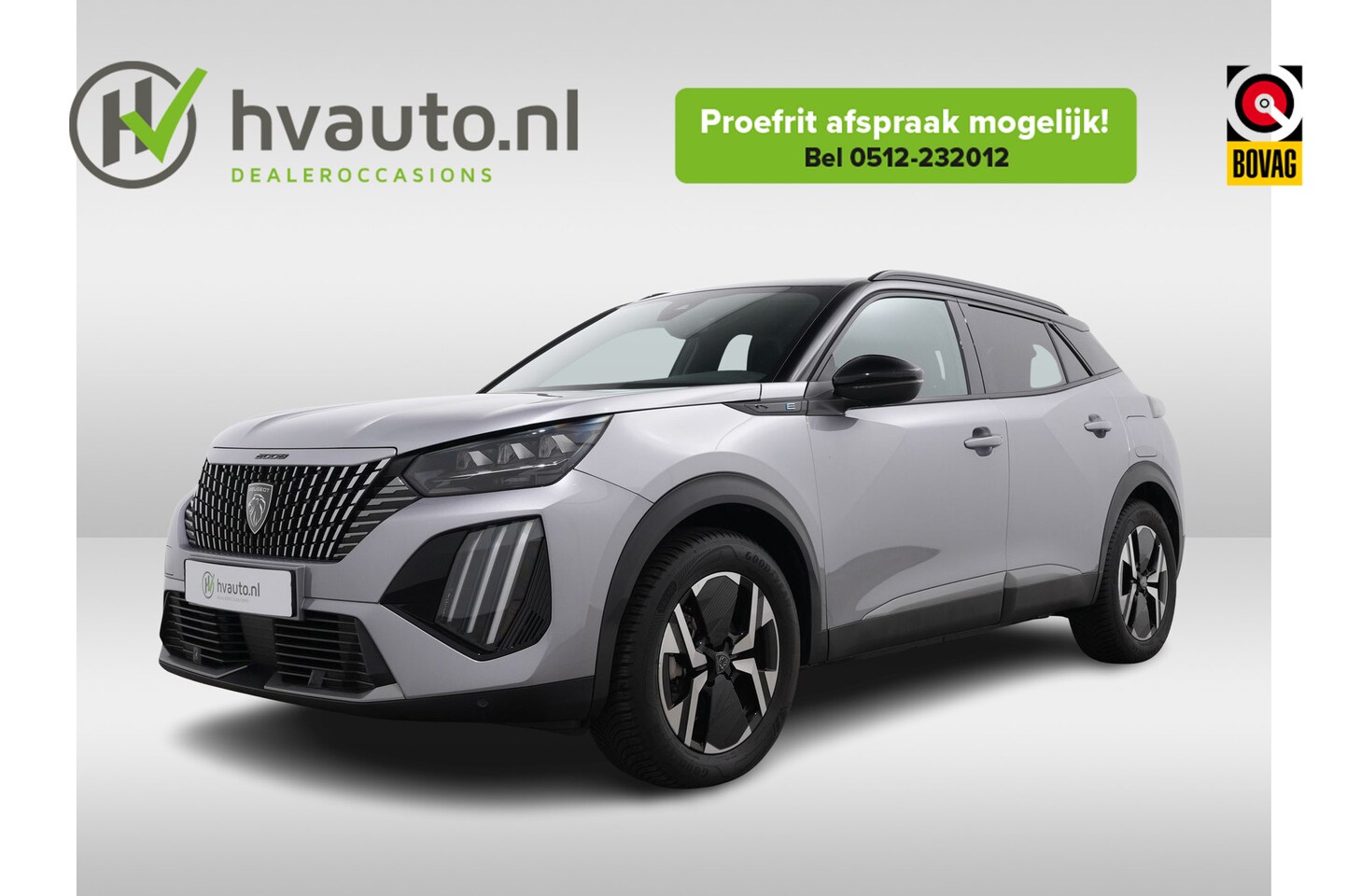 Peugeot e-2008 - EV 156PK GT 54 kWh | Leer/Alcantara | El. verstelbare stoel | Navi - AutoWereld.nl