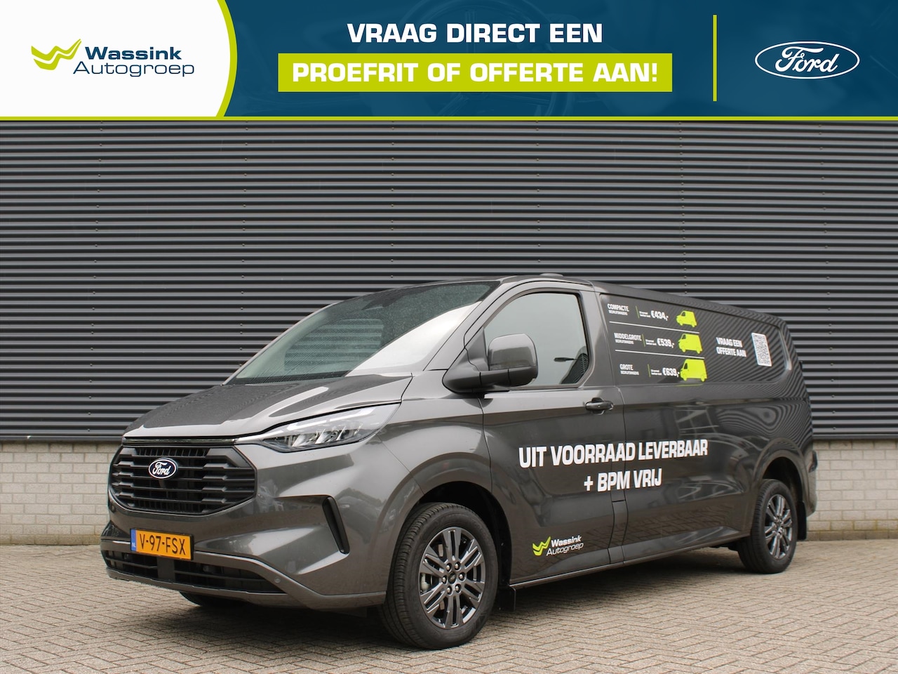 Ford Transit Custom - Limited 136pk L2H1 320 | Lichtmetalen Velgen | Drivers Assistance Pack Premium | Stuurwiel - AutoWereld.nl