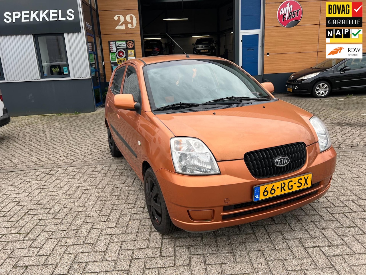 Kia Picanto - 1.0 LX 3 1 maand garantie nieuwe apk aflevering beurt compleet gereinigd en gepoetst leuke - AutoWereld.nl